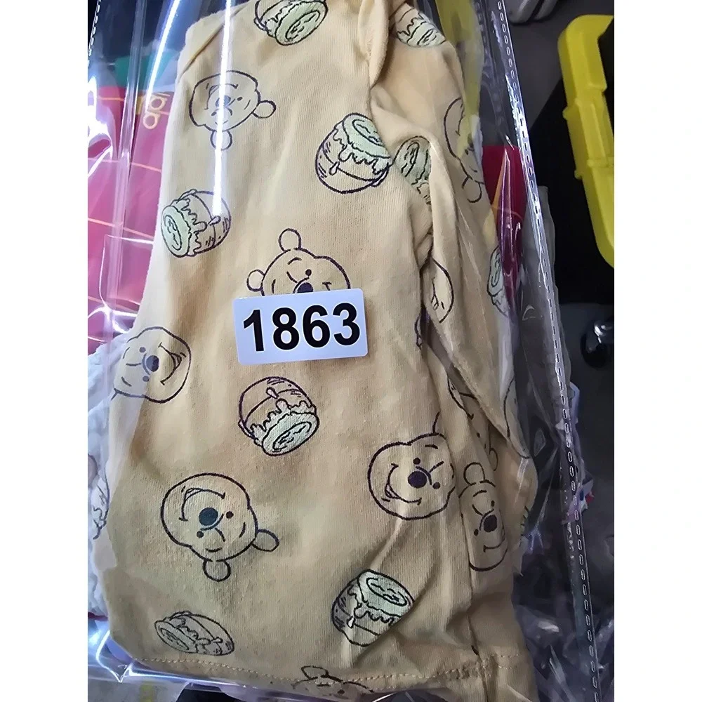 Disney Baby Winnie the Pooh Corduroy Overalls and Bodysuit Set Yellow Cream 3-6M